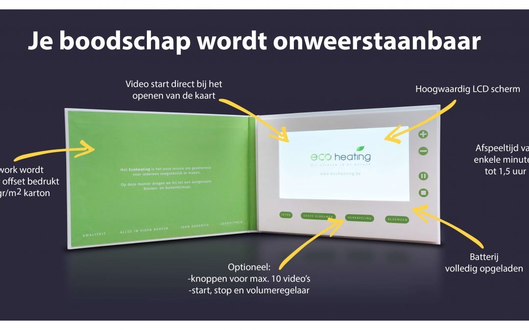 De video brochure waar je niet naast kan kijken!